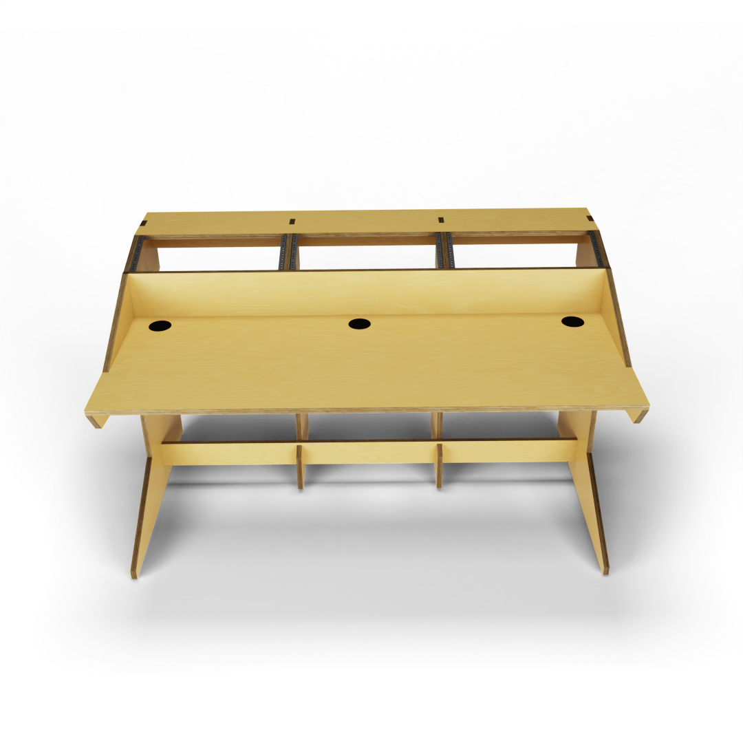 Pleko Studio Furniture - Chronos Keyboard Desk - Natural Wood Pleko Studio Furniture - Chronos Keyboard Desk - Natural Wood