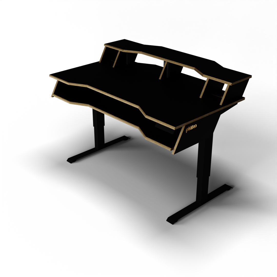 Aion-Sit-stand-studio-desk---Black-1