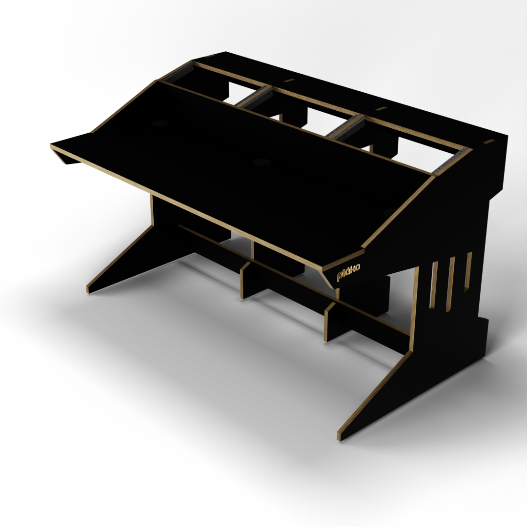 Aion-Sit-stand-studio-desk---Black-1